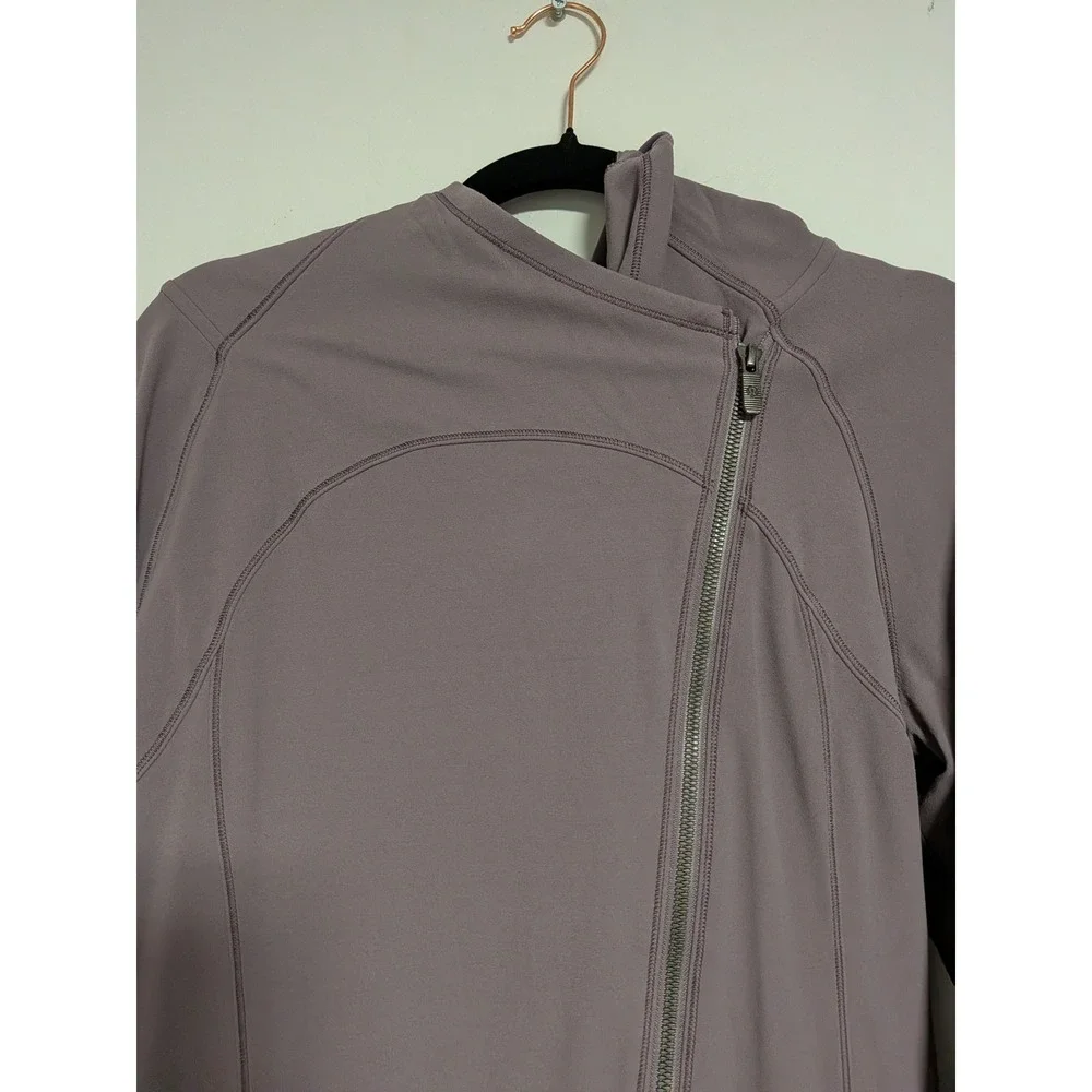LULULEMON Women's 12 Every Journey Hoodie II Iced Iris FullAsymmetrical Zip Hood - Picture 3 of 11